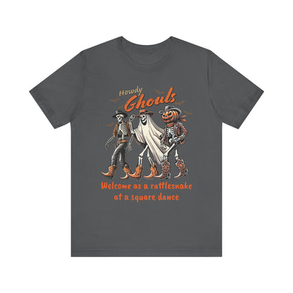 Western Howdy Ghouls Unisex Short Sleeve Tee