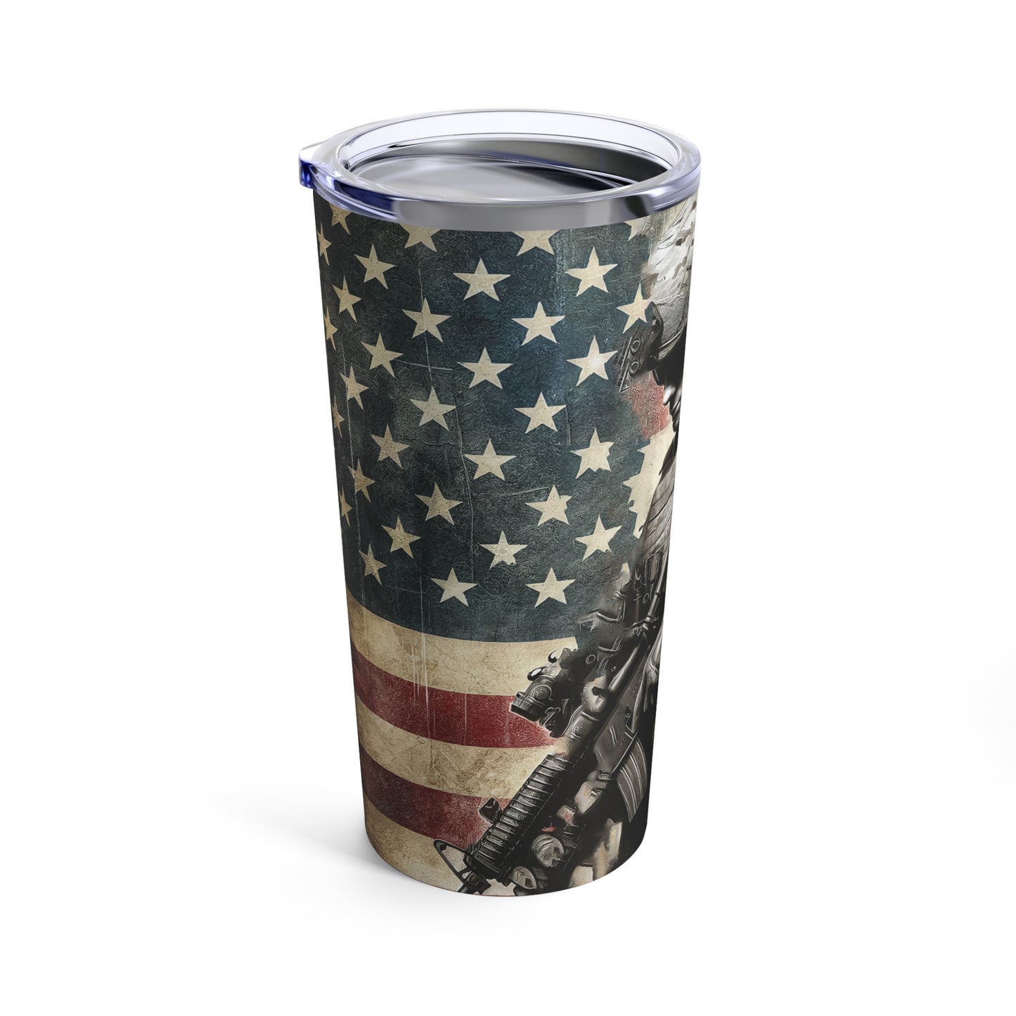 Patriotic Military USA Tumbler 20oz