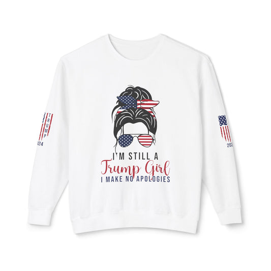 Still A Trump Girl Lightweight Crewneck Sweatshirt