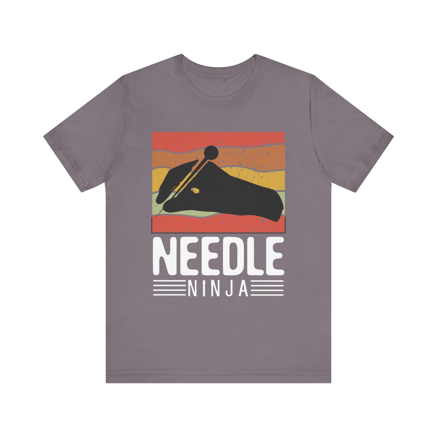 Needle Ninja Acupuncturist Two Sided Print Short Sleeve Tee