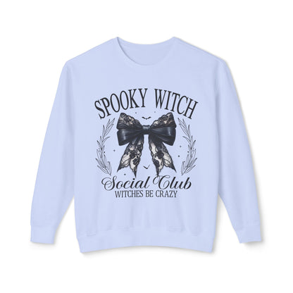 Spooky Witches Cocktail Club Lightweight Crewneck Sweatshirt