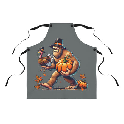 Bigfoot Bigfeast Thanksgiving Apron