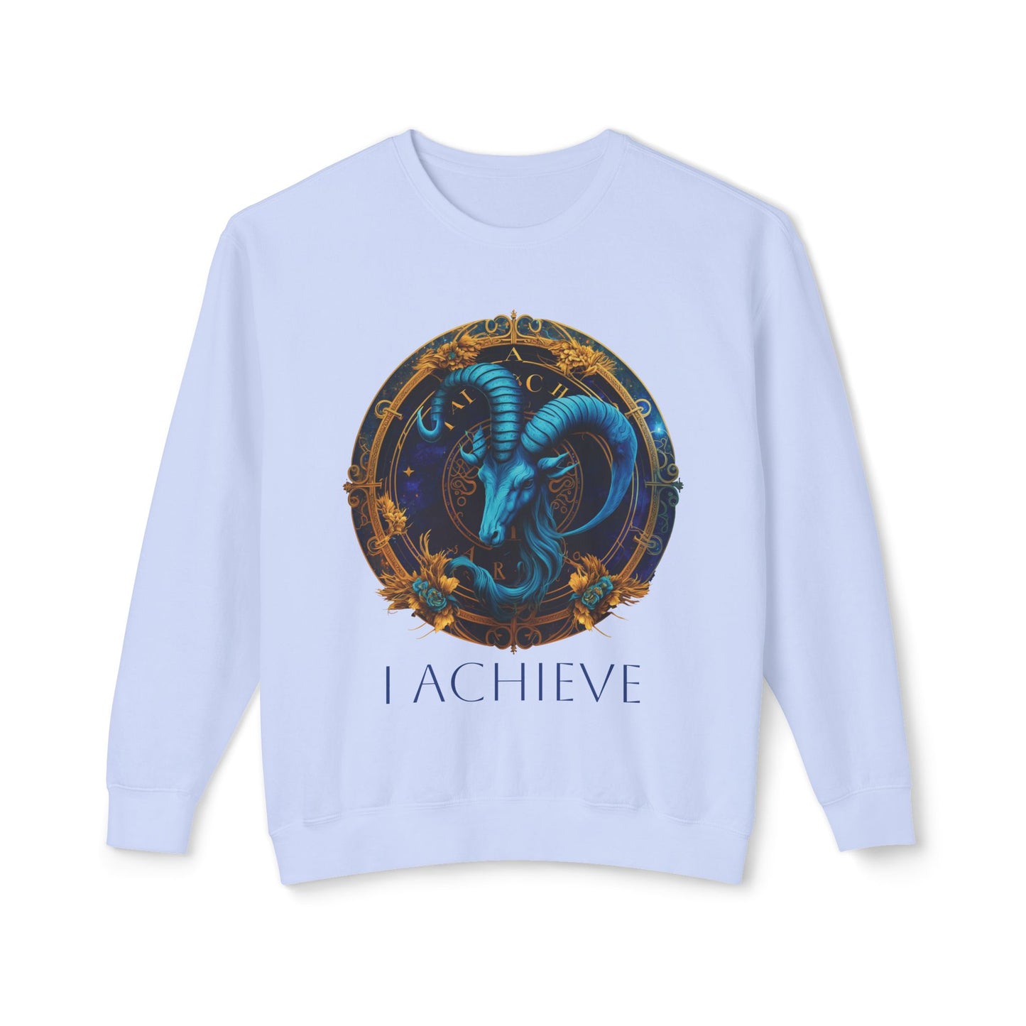 Capricorn Vibes Unisex Lightweight Crewneck Sweatshirt