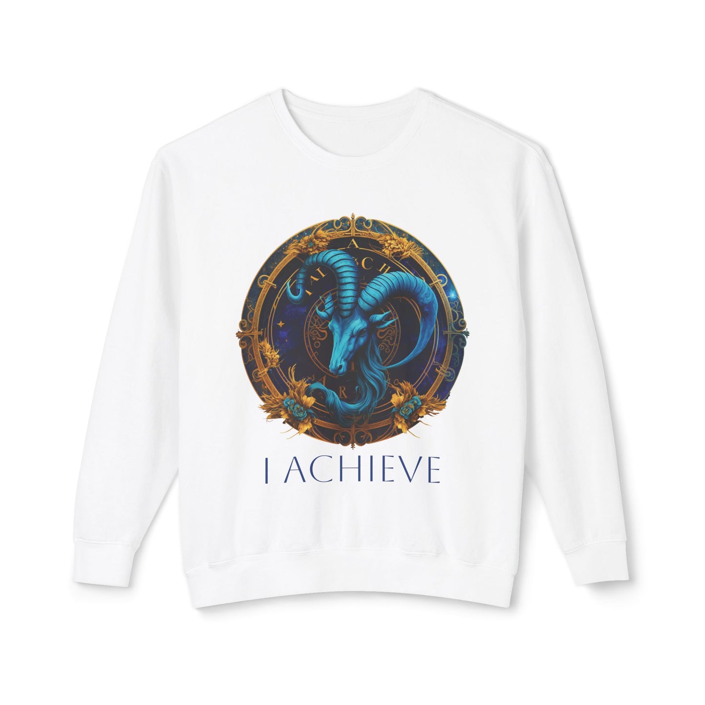 Capricorn Vibes Unisex Lightweight Crewneck Sweatshirt