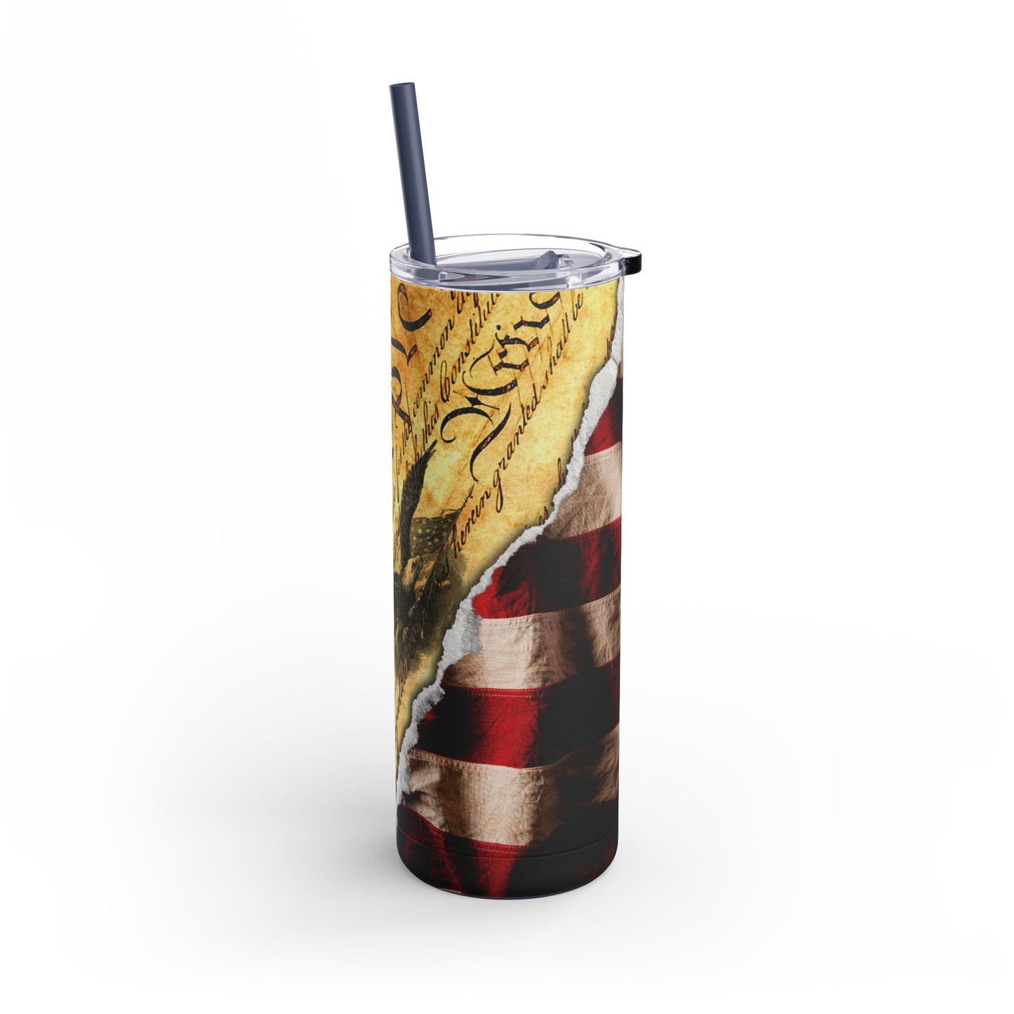 We The People Constitution Skinny Matte Tumbler, 20oz