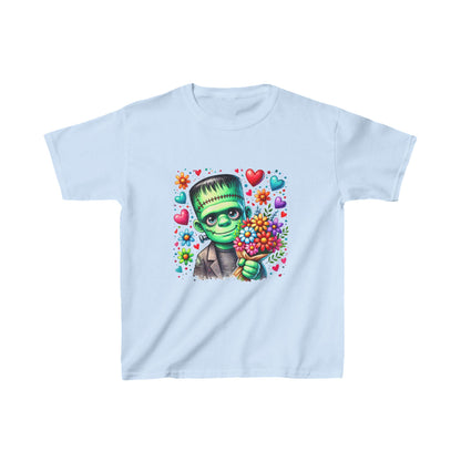 Kids Halloween Frankenstein Theme Heavy Cotton™ Tee