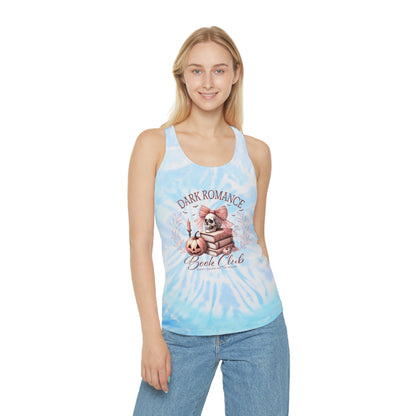 Dark Romance Book Club Tie Dye Racerback Tank Top