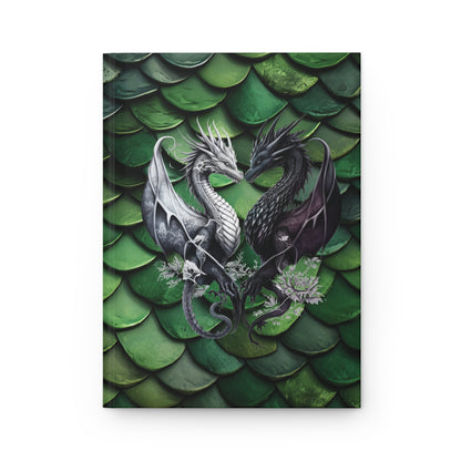 Forest Dragon Scales Hardcover Journal