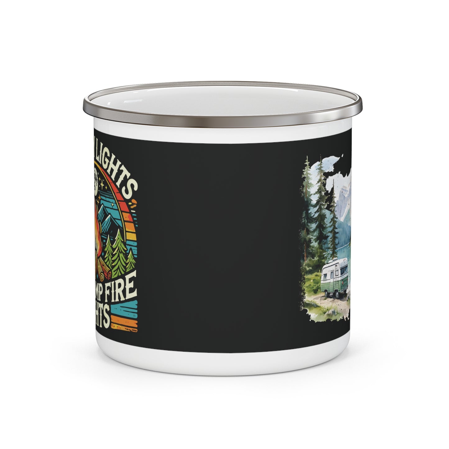 No City Nights Enamel Camping Mug