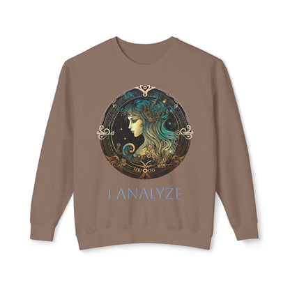 Virgo Vibes Unisex Lightweight Crewneck Sweatshirt