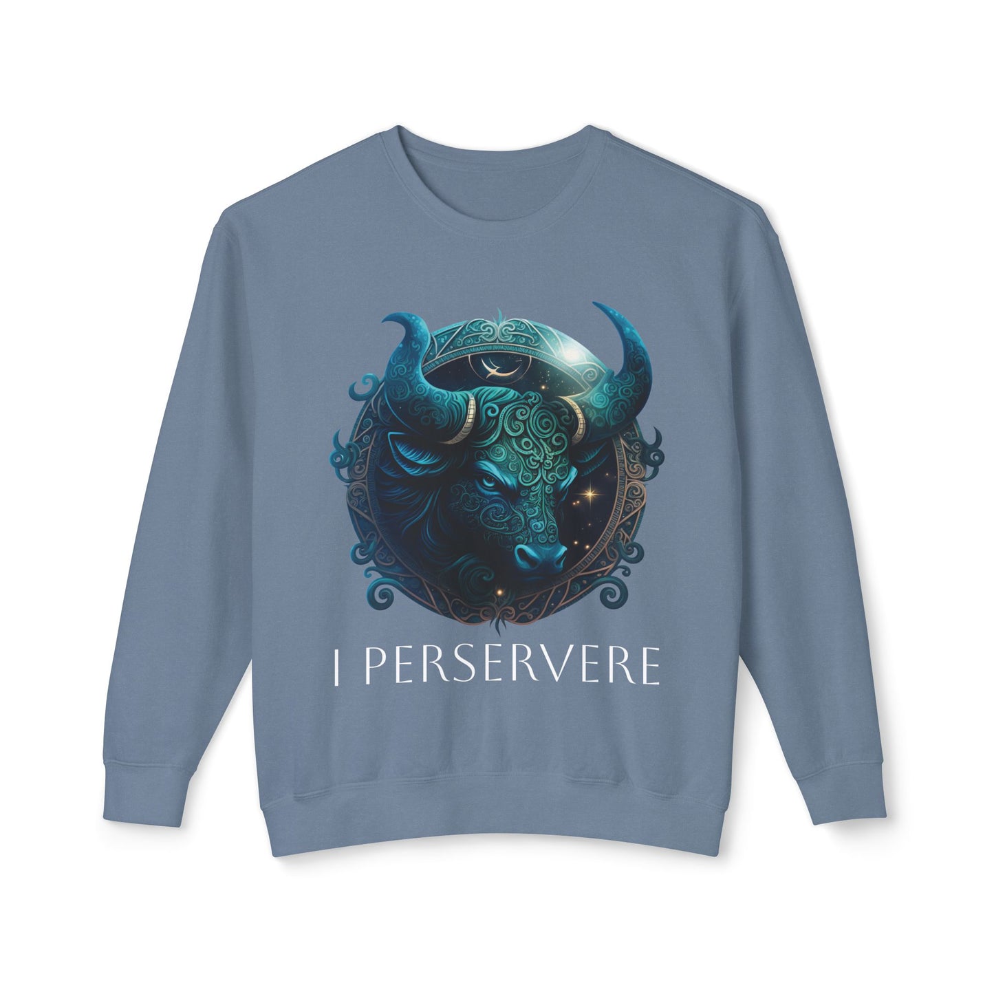 Taurus Vibes Unisex Lightweight Crewneck Sweatshirt