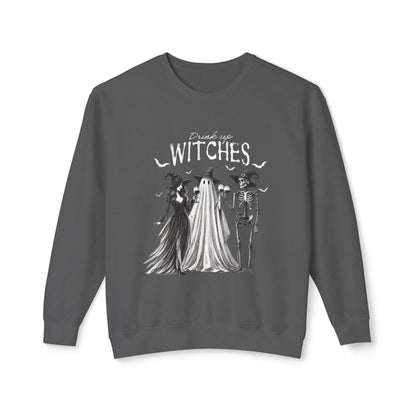 Drink Up Witches Unisex Lightweight Crewneck Sweatshirt