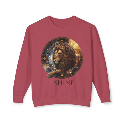 Leo Vibes Unisex Lightweight Crewneck Sweatshirt