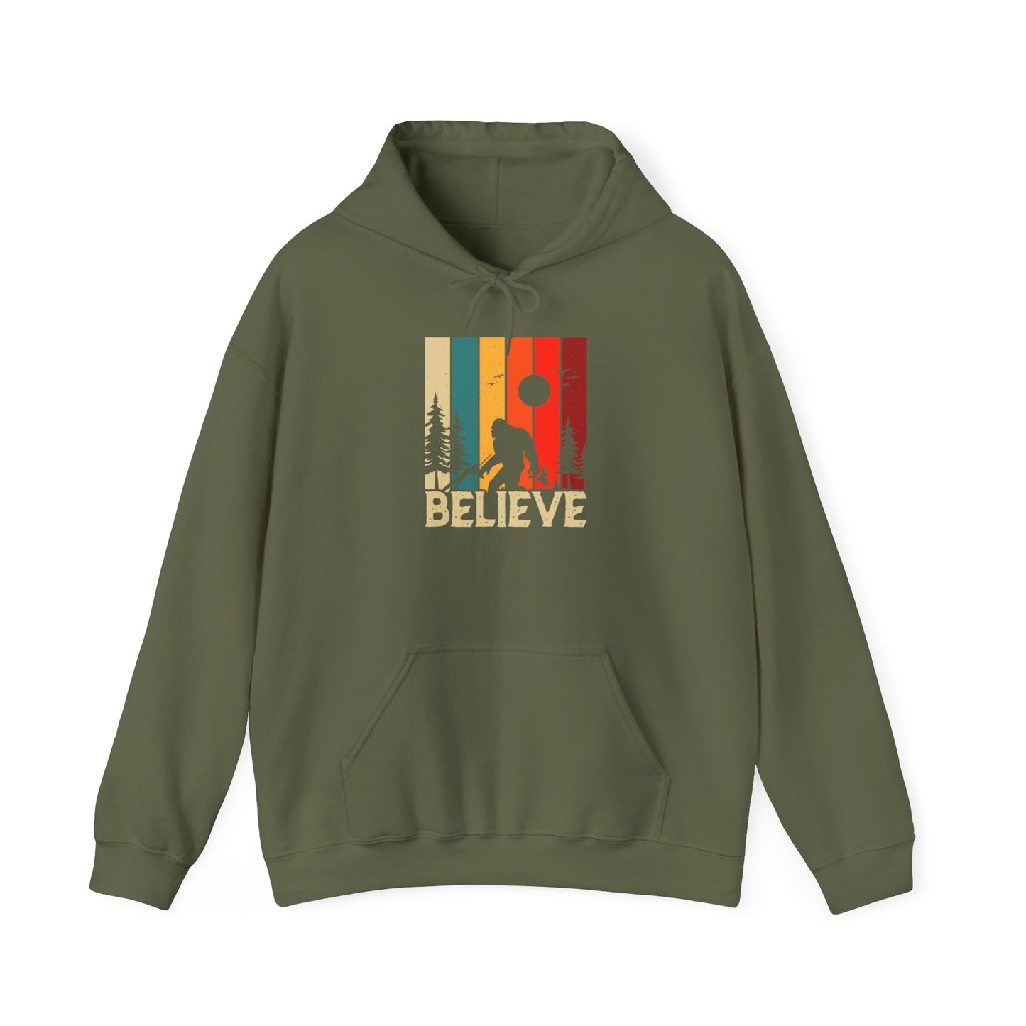 Believe in Bigfoot Unisex Hooded Sweatshirt