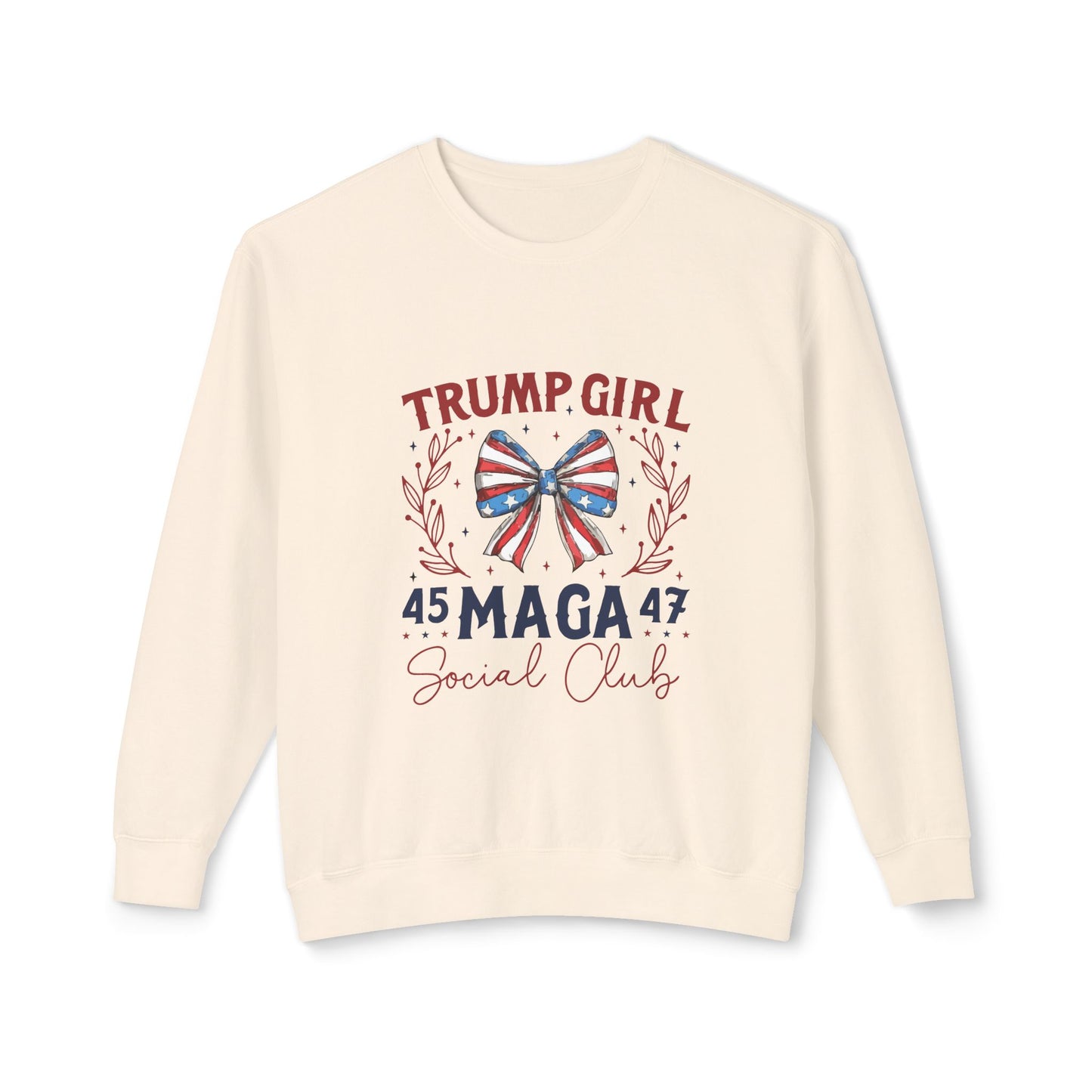 Trump Girl Social Club Lightweight Crewneck Sweatshirt