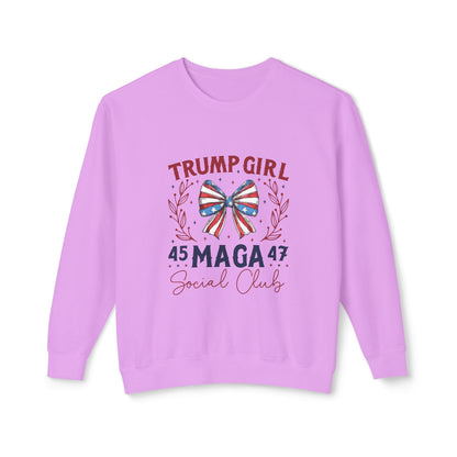 Trump Girl Social Club Lightweight Crewneck Sweatshirt