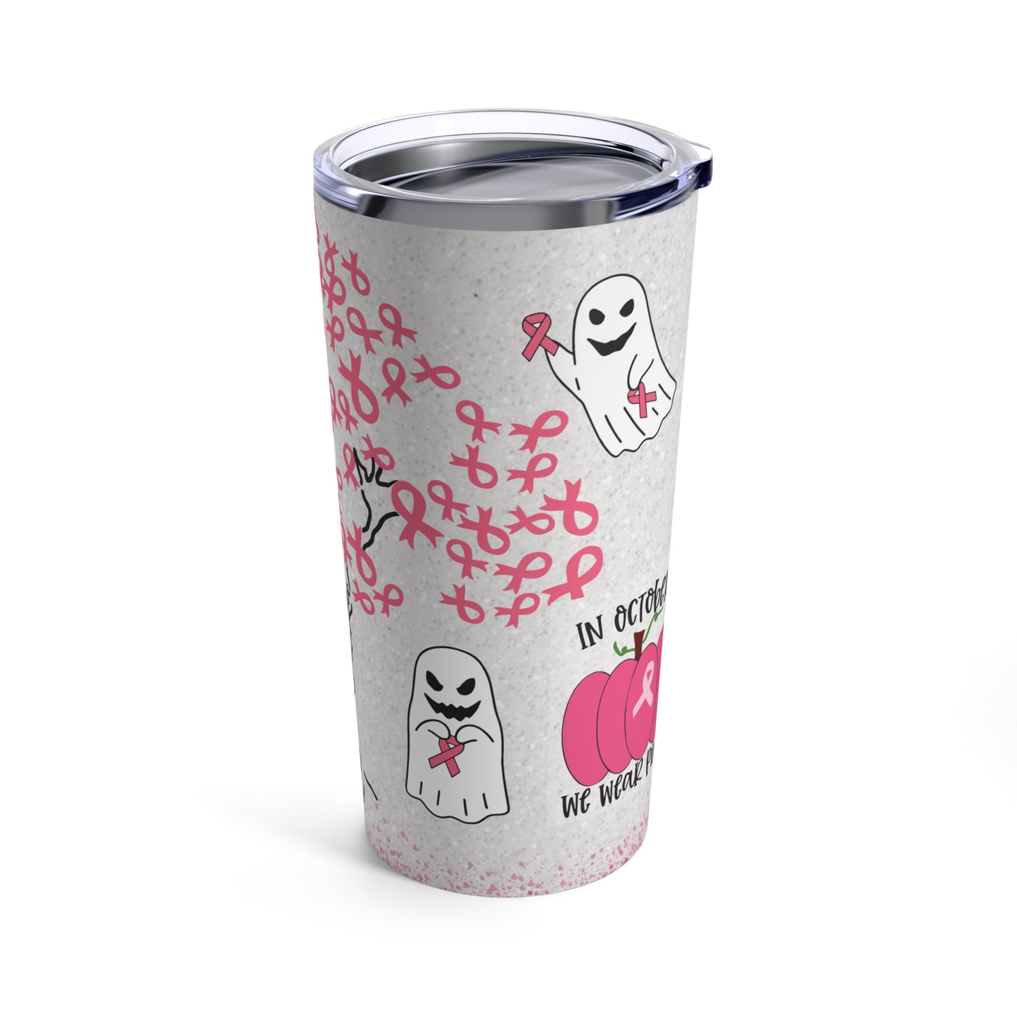 Tree of Pink Ribbons Breast Cancer Awareness Tumbler 20oz