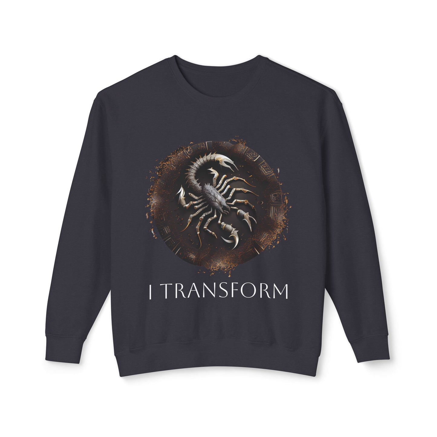 Scorpio Vibes Unisex Lightweight Crewneck Sweatshirt