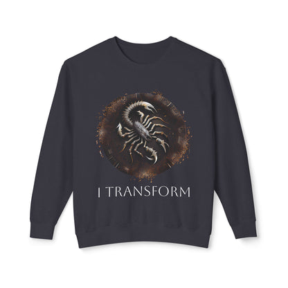 Scorpio Vibes Unisex Lightweight Crewneck Sweatshirt