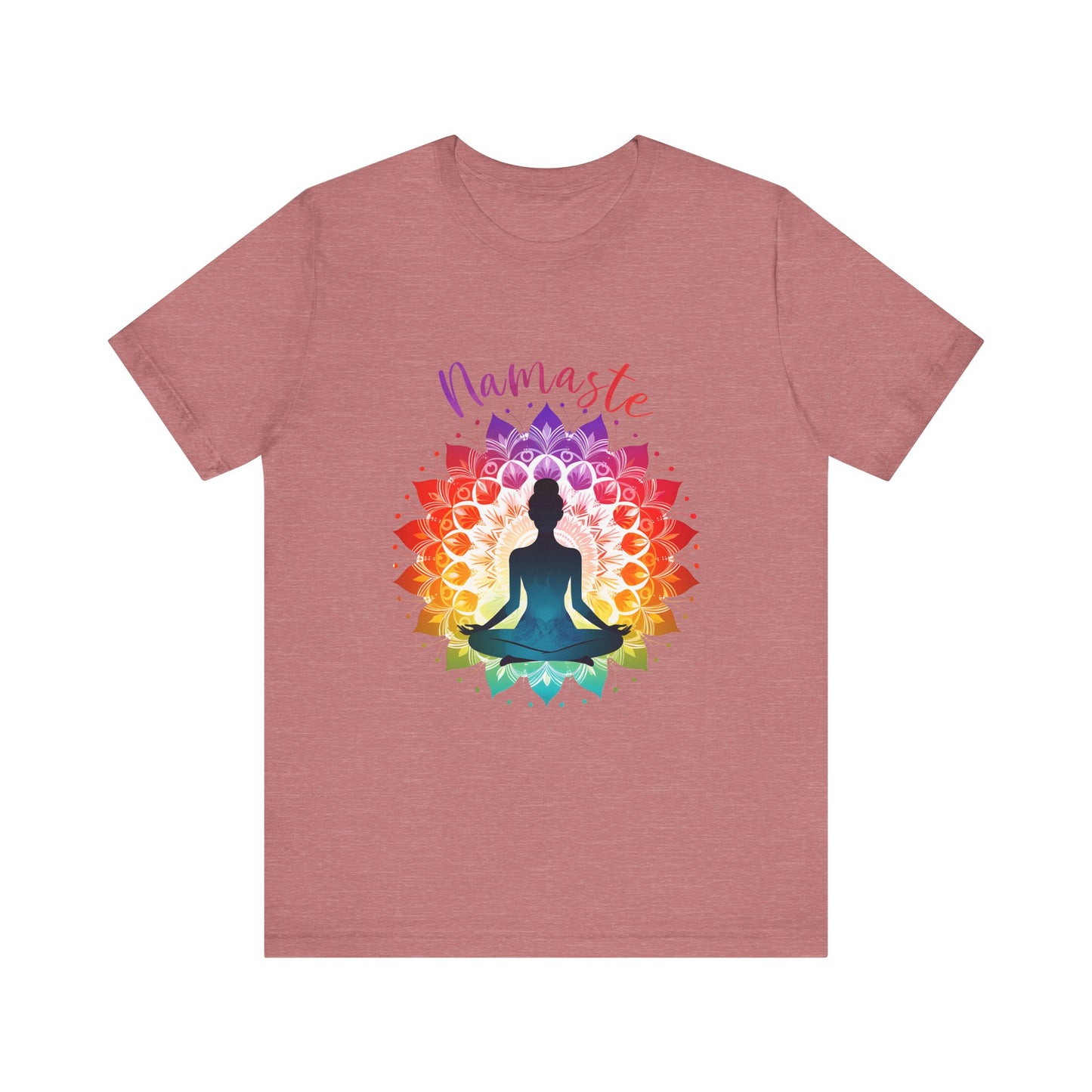 Namaste Yoga Lotus Short Sleeve Tee