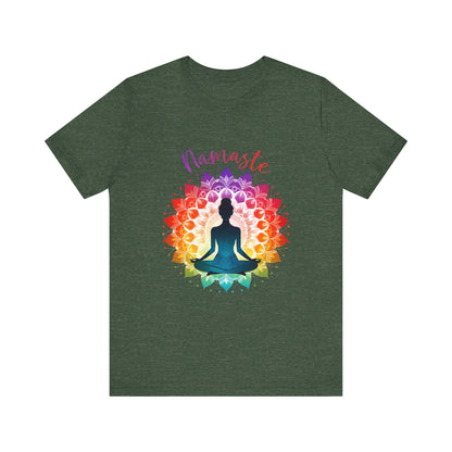 Namaste Yoga Lotus Short Sleeve Tee