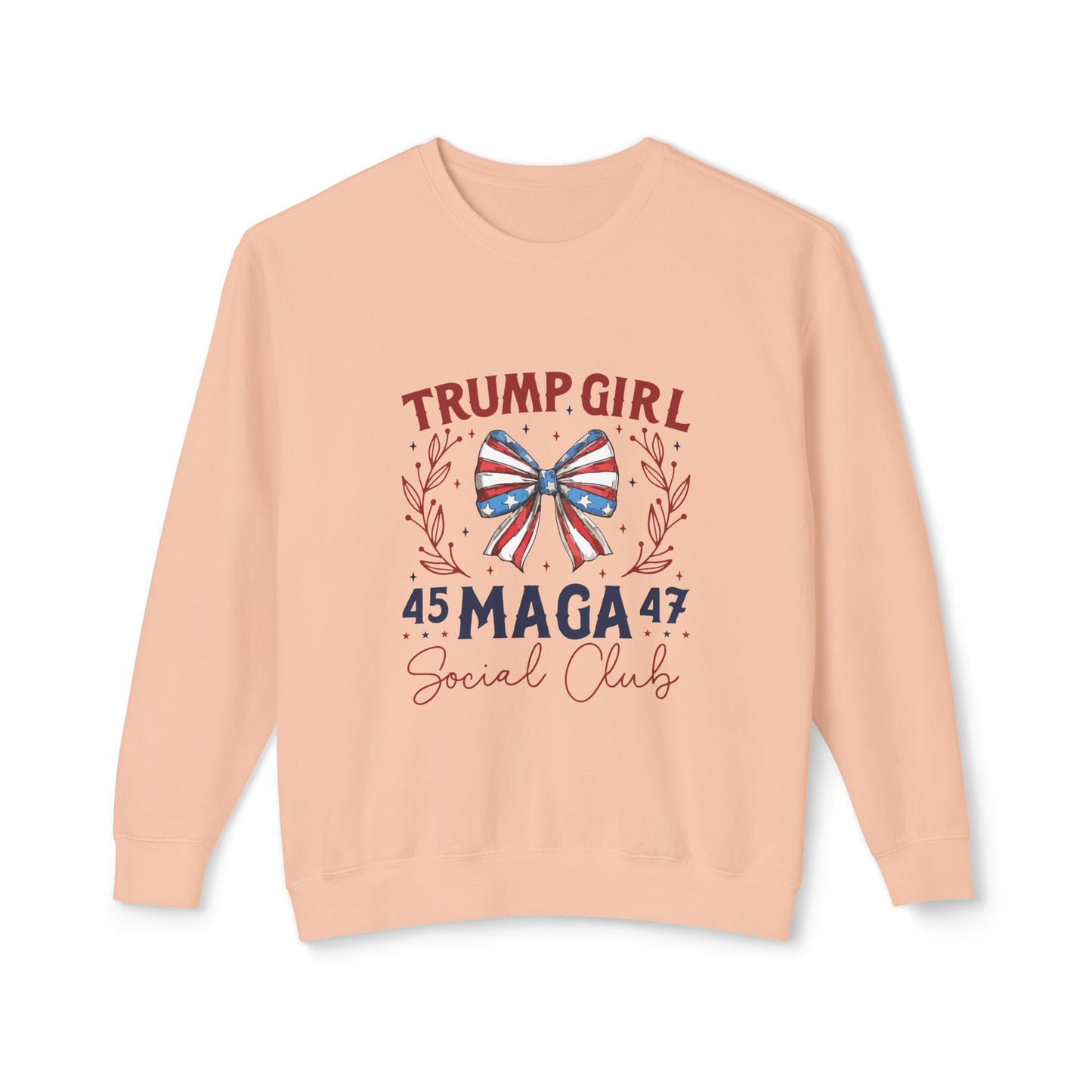 Trump Girl Social Club Lightweight Crewneck Sweatshirt