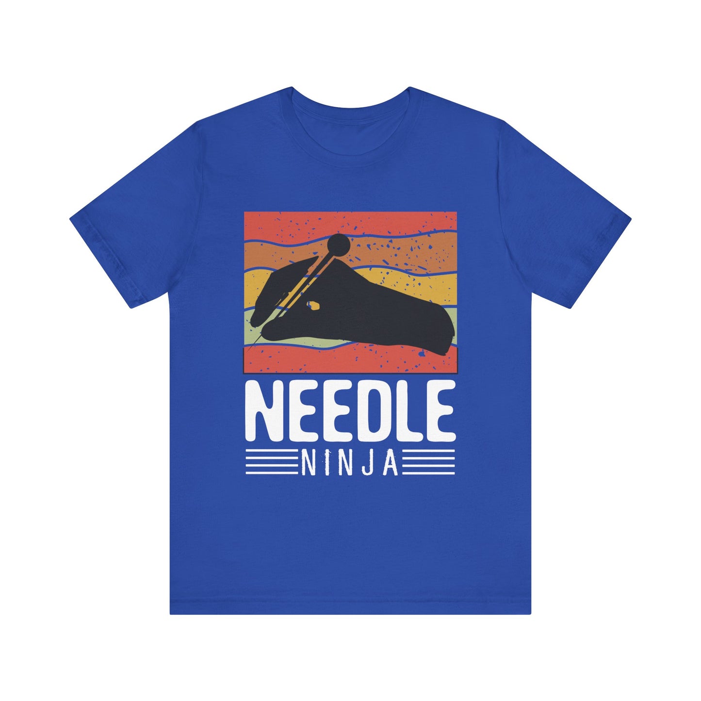 Needle Ninja Acupuncturist Two Sided Print Short Sleeve Tee