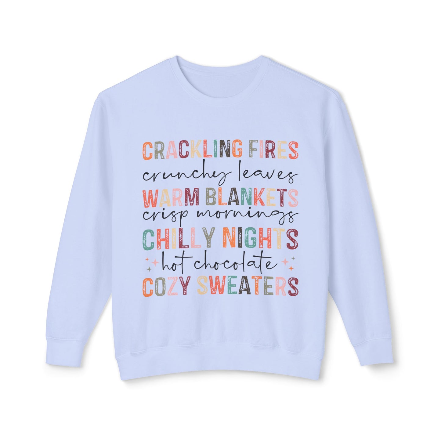 All The Fall Things Unisex Lightweight Crewneck Sweatshirt