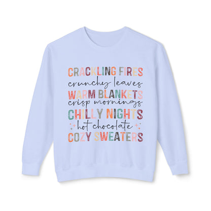 All The Fall Things Unisex Lightweight Crewneck Sweatshirt