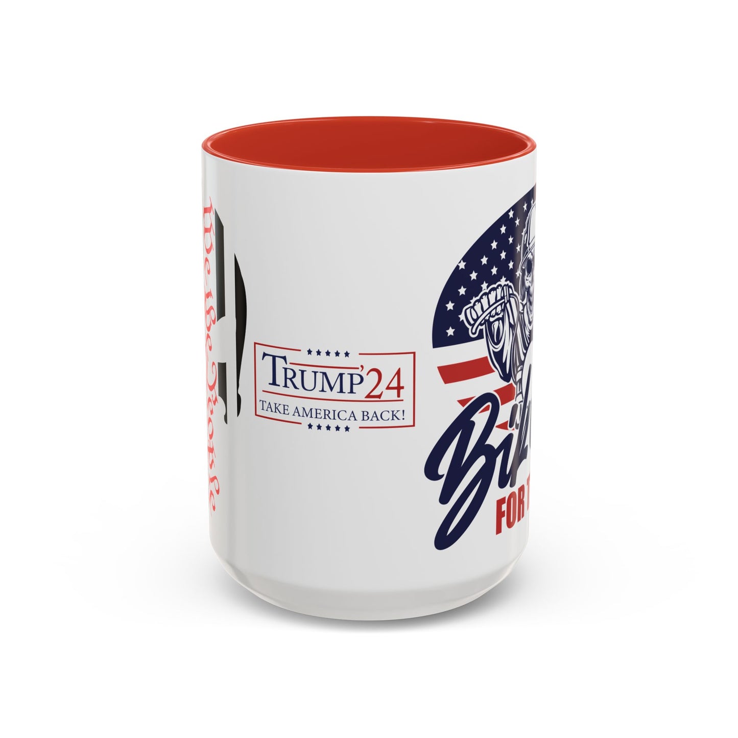 Bikers For Trump with Punisher Big 15 oz Coffee Mug