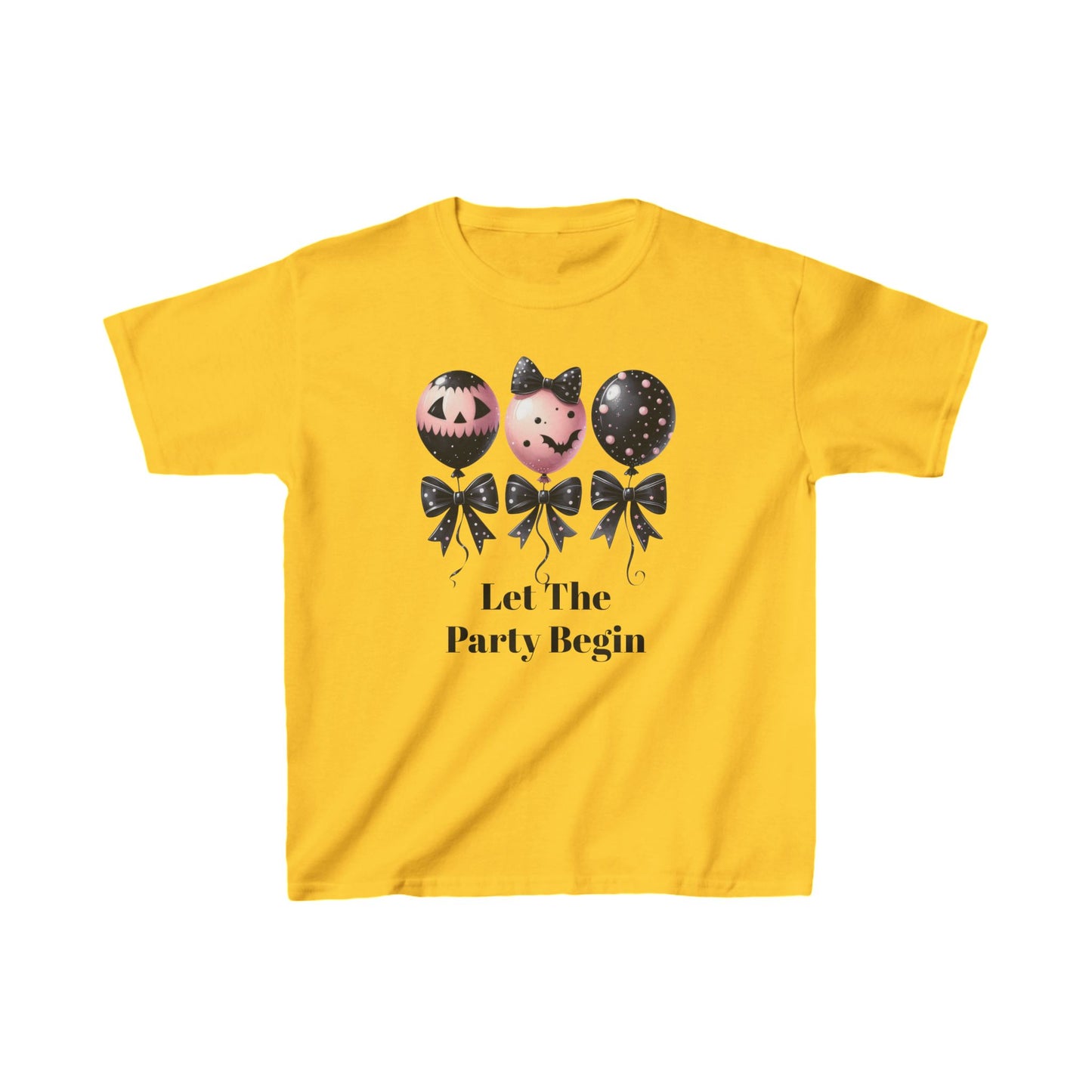 Kids Halloween Let The Party Begin Heavy Cotton™ Tee