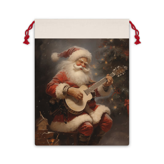 Santa Serenades Christmas Gift Bag