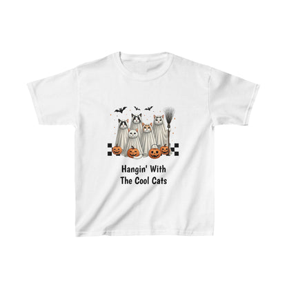 Kids Halloween Hanging With The Cool Cats Heavy Cotton™ Tee