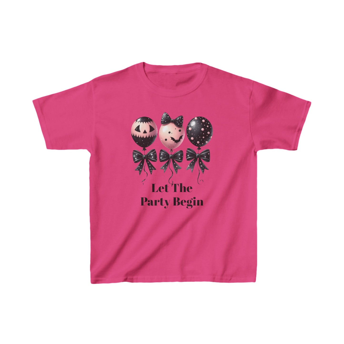 Kids Halloween Let The Party Begin Heavy Cotton™ Tee