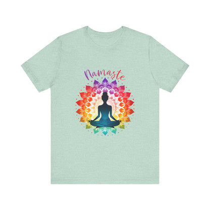 Namaste Yoga Lotus Short Sleeve Tee