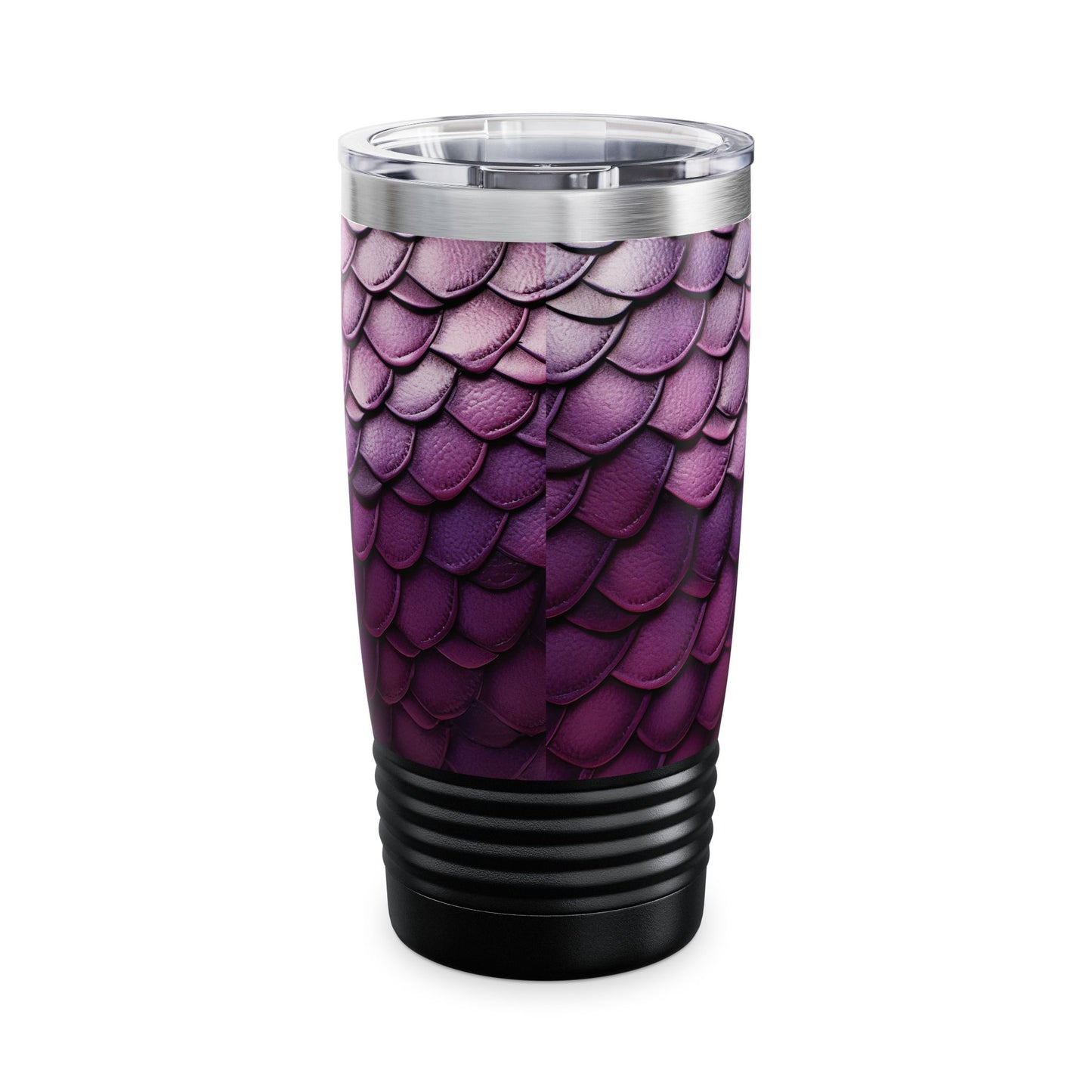 Shades of Violet Dragon Scales Ringneck Tumbler, 20oz