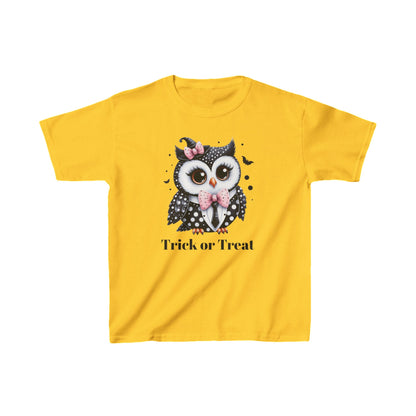 Kids Trick or Treat Owl Theme Heavy Cotton™ Tee