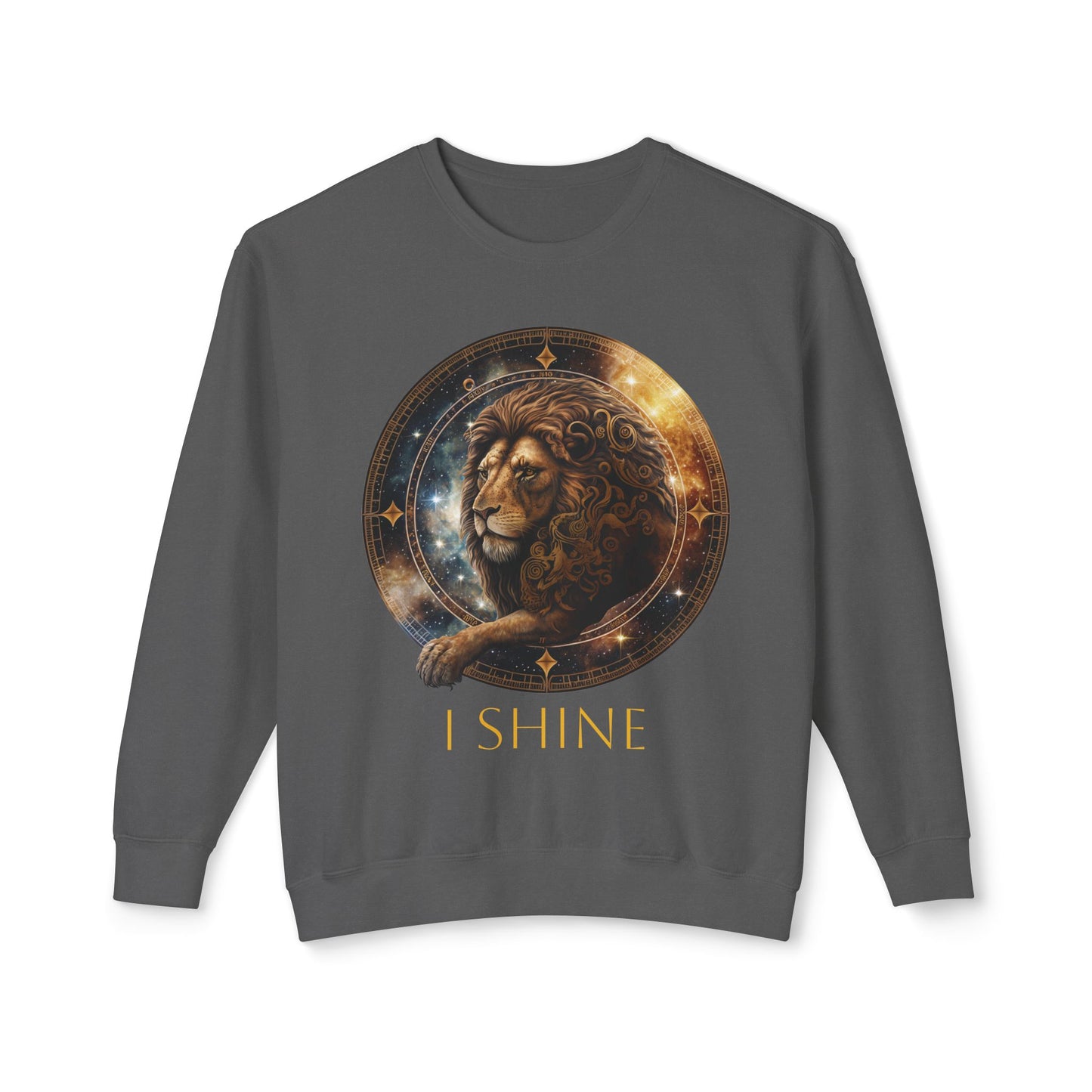 Leo Vibes Unisex Lightweight Crewneck Sweatshirt