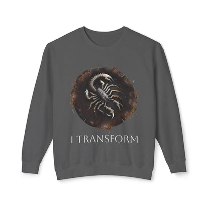 Scorpio Vibes Unisex Lightweight Crewneck Sweatshirt