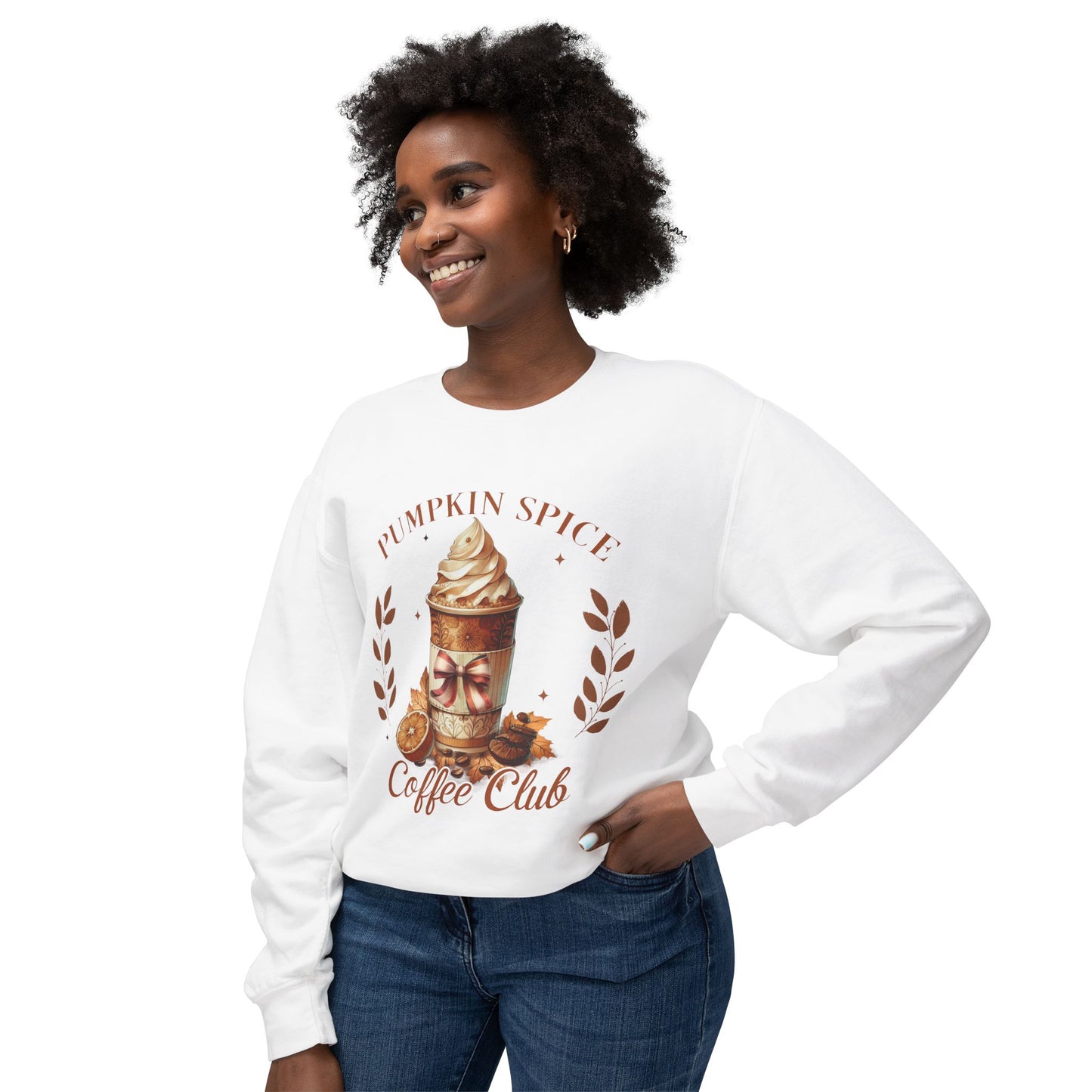 Pumpkin Spice Mama Lightweight Crewneck Sweatshirt