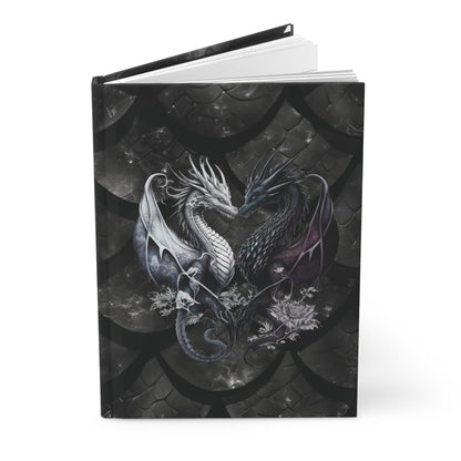 Dark Dragon Scales Hardcover Journal