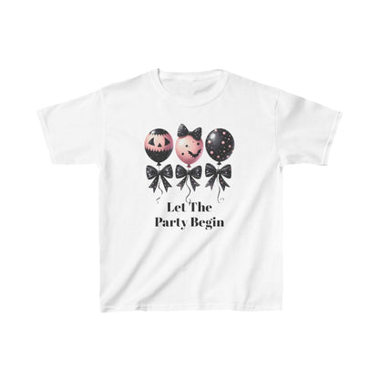 Kids Halloween Let The Party Begin Heavy Cotton™ Tee