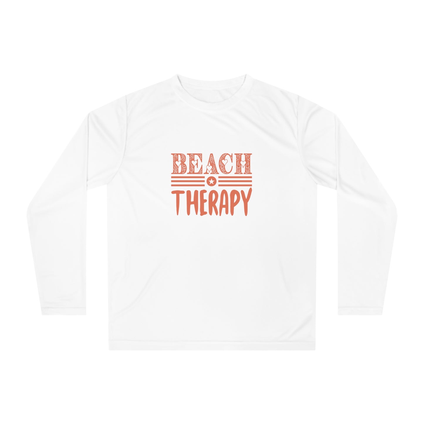 Beach Therapy Performance Moisture Wicking Long Sleeve Shirt