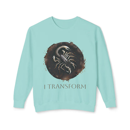 Scorpio Vibes Unisex Lightweight Crewneck Sweatshirt