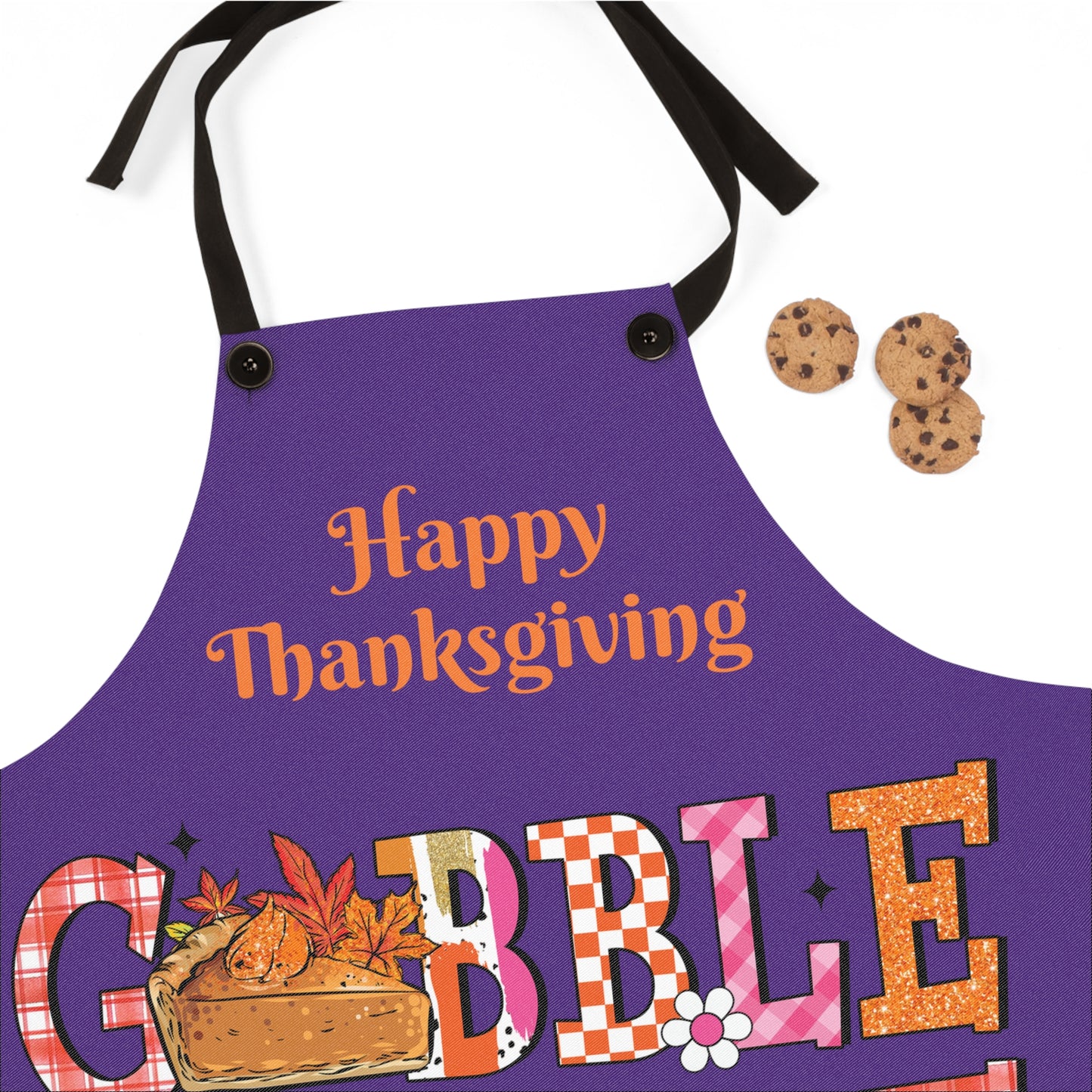 Gobble Gobble Gobble Happy Thanksgiving Apron