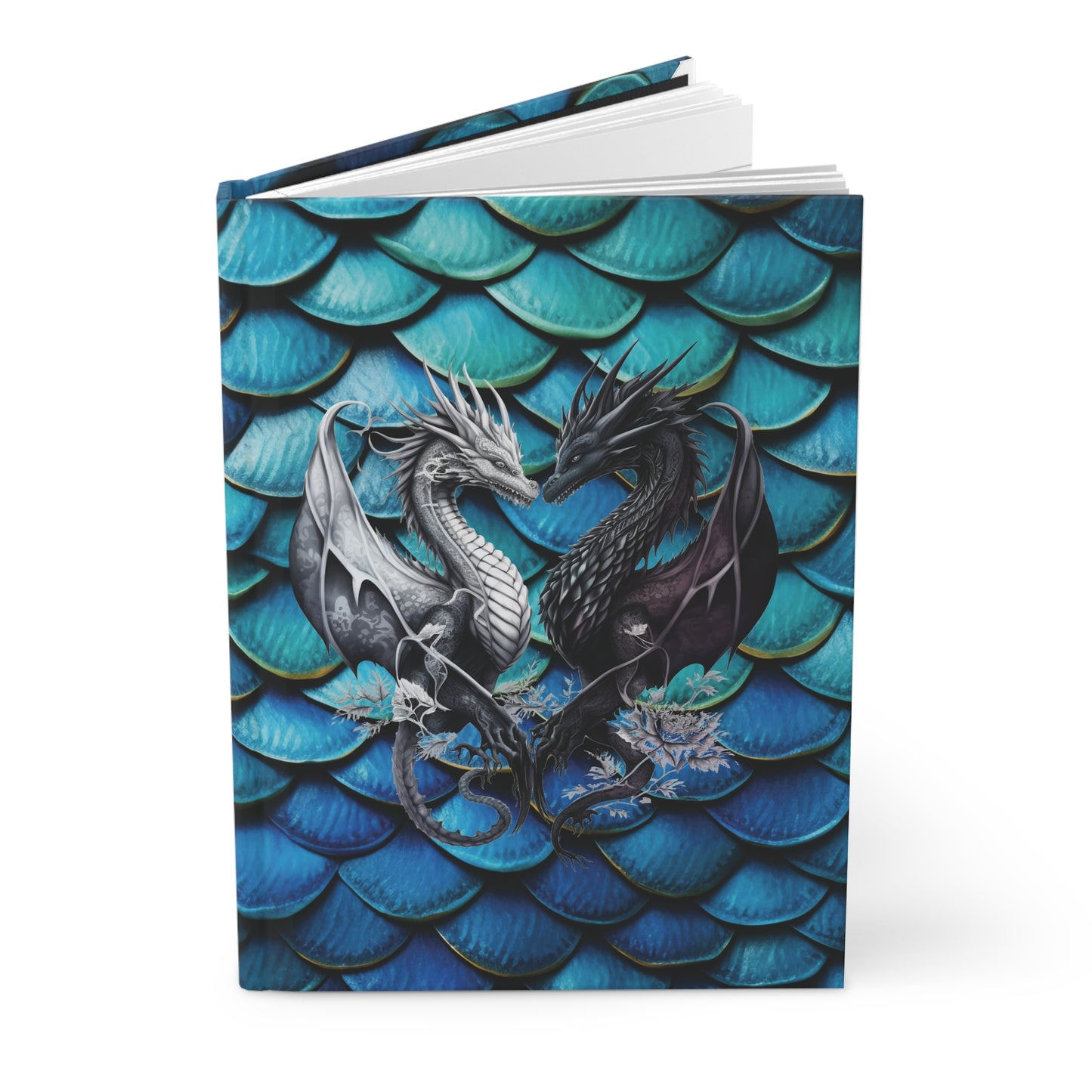 Blue Dream Dragon Scales Hardcover Journal