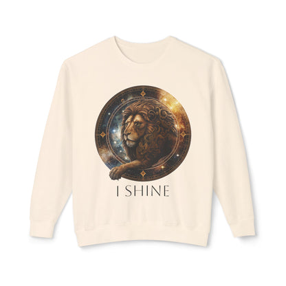 Leo Vibes Unisex Lightweight Crewneck Sweatshirt