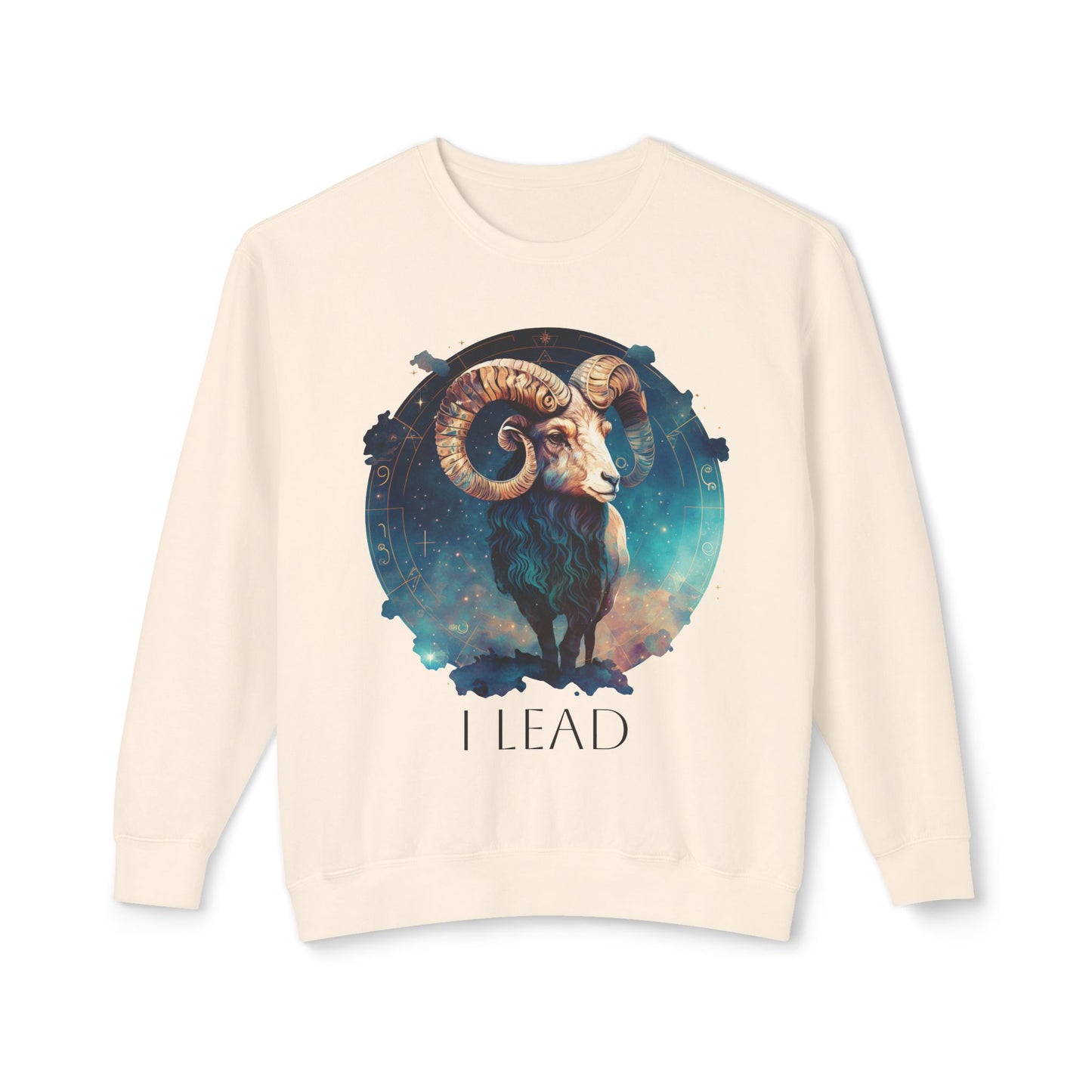 Aries Vibes Unisex Lightweight Crewneck Sweatshirt