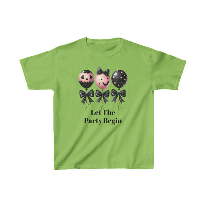 Kids Halloween Let The Party Begin Heavy Cotton™ Tee