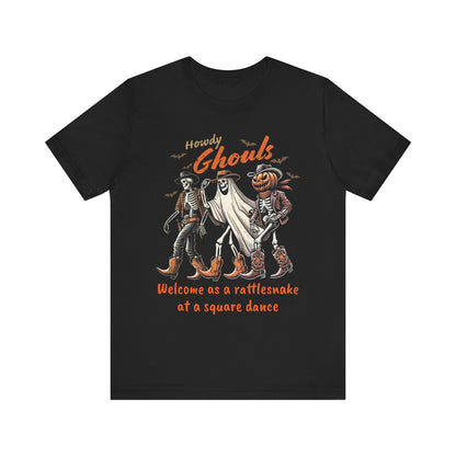 Western Howdy Ghouls Unisex Short Sleeve Tee